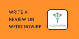 WRITE A  REVIEW ON  WEDDINGWIRE